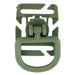 D-RING - Adaptateur MOLLE-Bulldog Tactical-Vert olive-À l'unité-Welkit