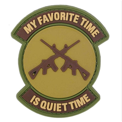 FAVORITE TIME IS QUIET TIME - Morale patch-MNSP-Vert-Welkit