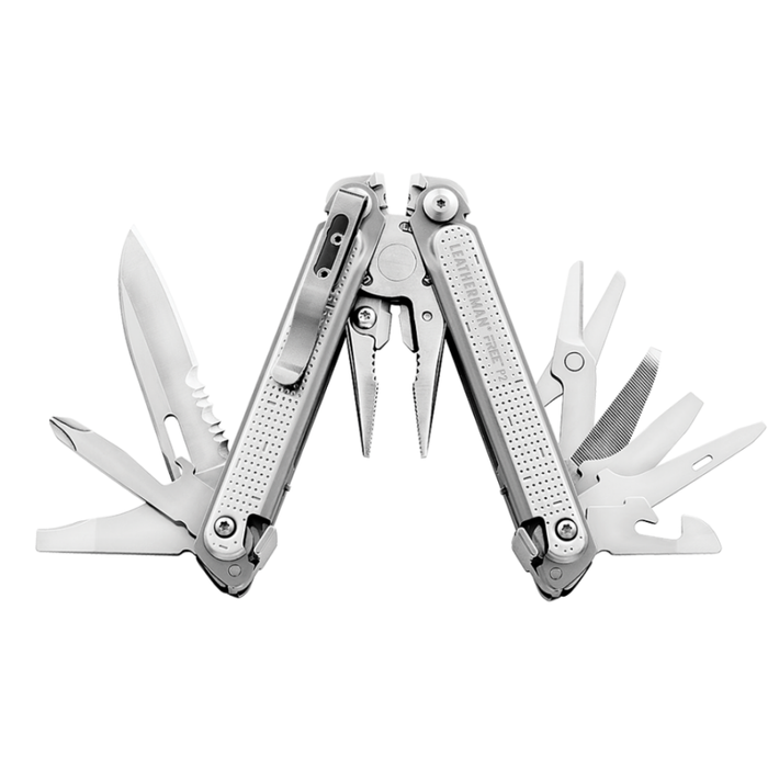 FREE P2| 19 Outils - Pince multifonctions-Leatherman-Gris-Welkit