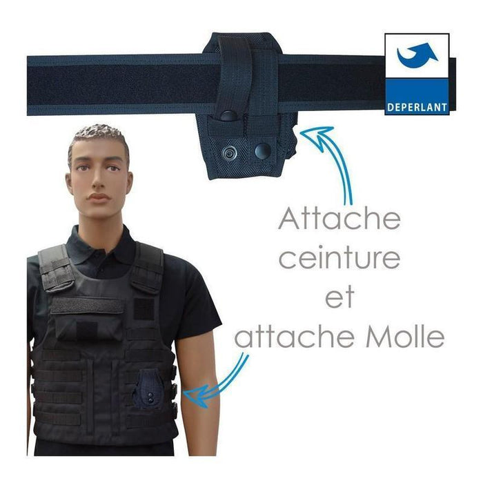 GM - Porte-menottes-Patrol Equipement-Noir-Welkit