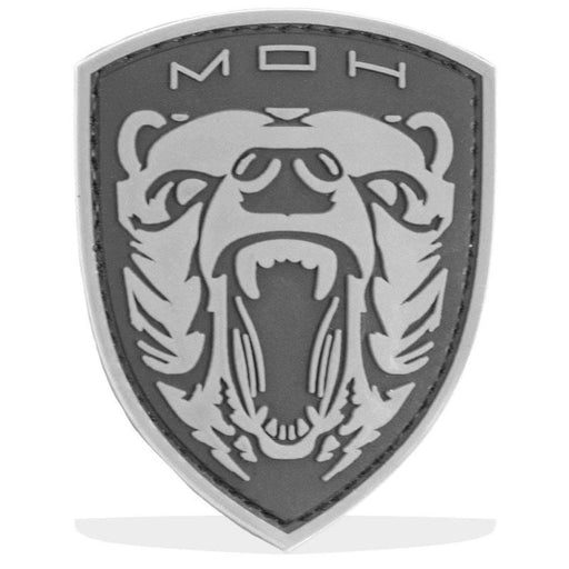 GRIZZLY MEDAL OF HONOR - Morale patch-MNSP-Noir-Welkit
