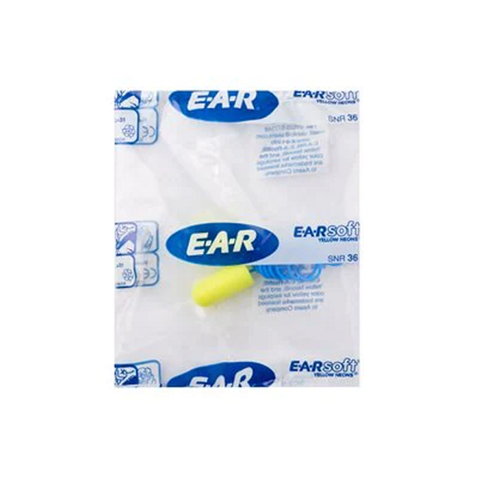 E-A-R™ EARSOFT YELLOW NEON CORD 36 dB