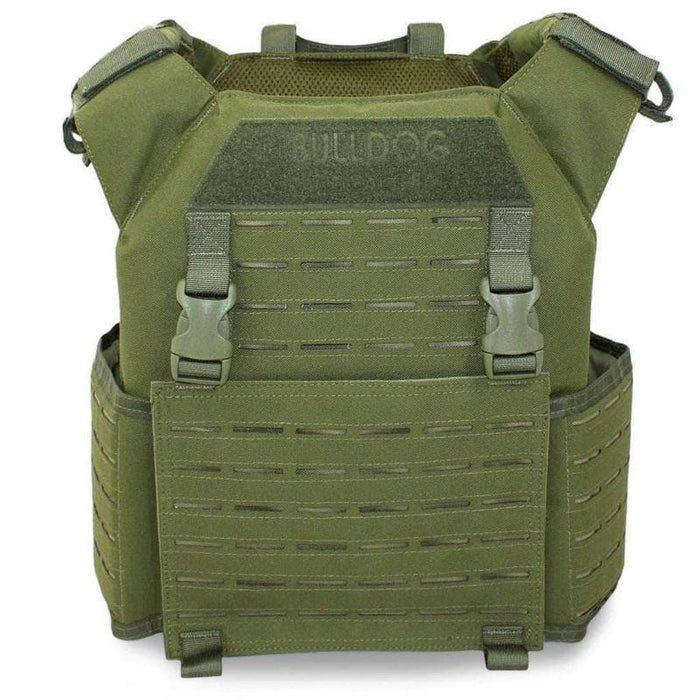 KINETIC - Gilet porte-plaques-Bulldog Tactical-Vert olive-M (76 - 99 cm)-Non-Welkit