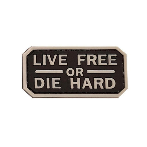 LIVE FREE OR DIE HARD - Morale patch-MNSP-Noir-Welkit