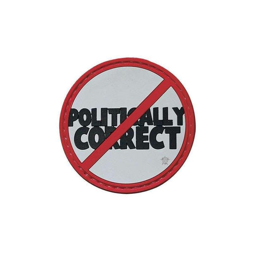 NOT POLITICALLY CORRECT - Morale patch-MNSP-Blanc-Welkit