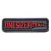 ONE SIZE FITS ALL - Morale patch-MNSP-Rouge-Welkit
