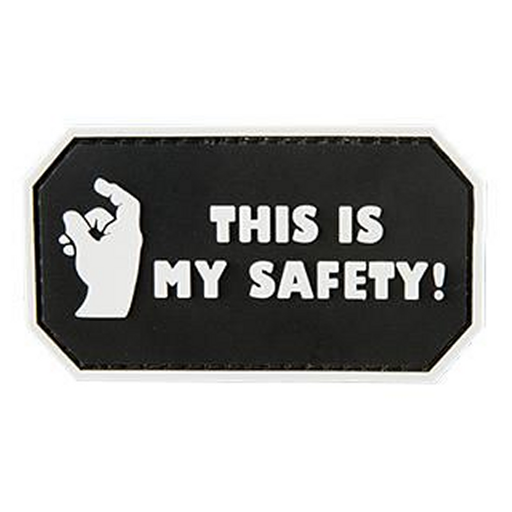 THIS IS MY SAFETY - Morale patch-QS Patch-Noir-Welkit