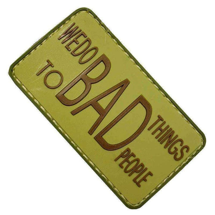 WE DO BAD THINGS - Morale patch-MNSP-Foliage-Welkit